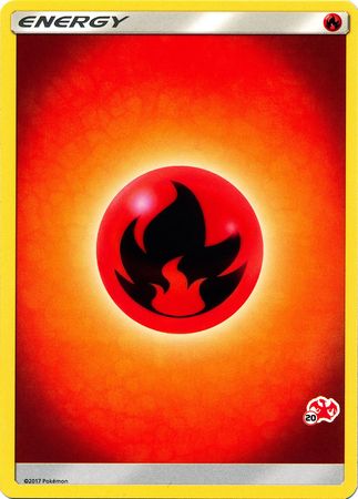 Fire Energy (Charizard Stamp #20) [Battle Academy 2020] | GnG Games