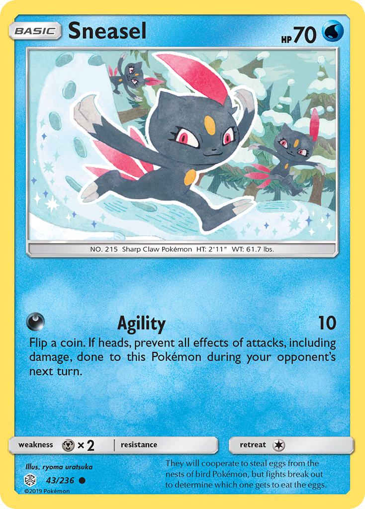 Sneasel (43/236) [Sun & Moon: Cosmic Eclipse] | GnG Games