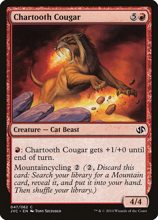 Chartooth Cougar [Duel Decks Anthology] | GnG Games