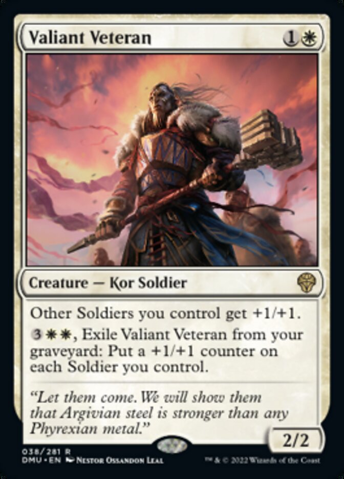 Valiant Veteran [Dominaria United] | GnG Games