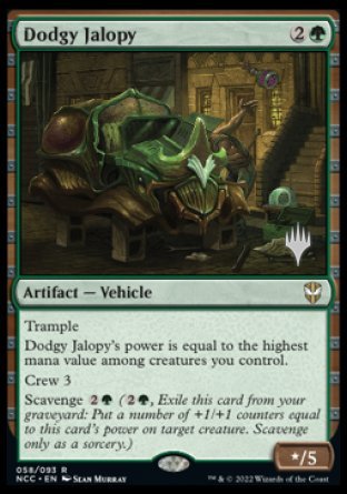 Dodgy Jalopy (Promo Pack) [Streets of New Capenna Commander Promos] | GnG Games