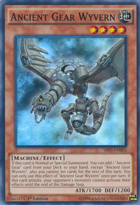 Ancient Gear Wyvern [SR03-EN003] Super Rare | GnG Games