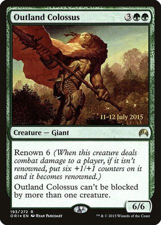 Outland Colossus [Magic Origins Promos] | GnG Games