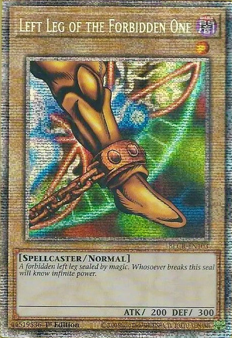 Left Leg of the Forbidden One [BLCR-EN103] Starlight Rare | GnG Games