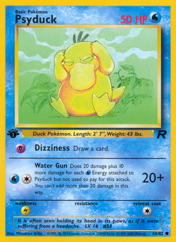 Psyduck (65/82) [Team Rocket 1st Edition] | GnG Games