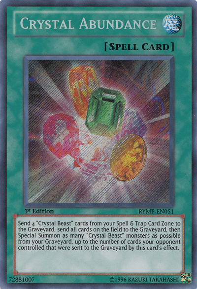 Crystal Abundance [RYMP-EN051] Secret Rare | GnG Games