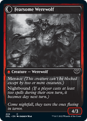 Fearful Villager // Fearsome Werewolf [Innistrad: Double Feature] | GnG Games