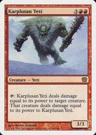 Karplusan Yeti [Ninth Edition] | GnG Games