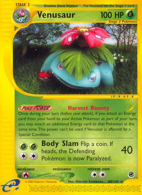 Venusaur (68/165) [Expedition: Base Set] | GnG Games