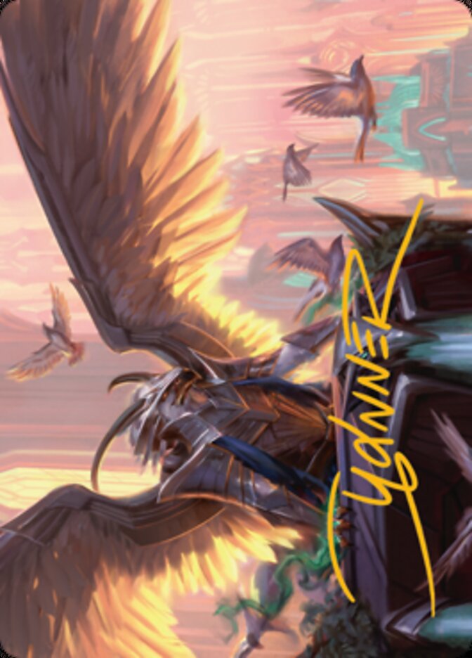 Falco Spara, Pactweaver 1 Art Card (Gold-Stamped Signature) [Streets of New Capenna Art Series] | GnG Games