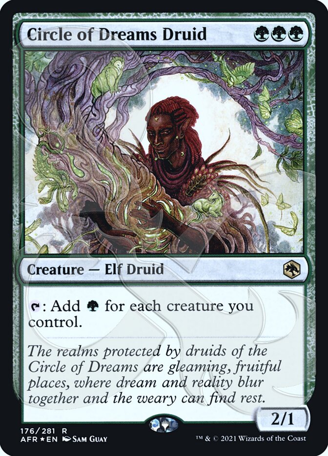 Circle of Dreams Druid (Ampersand Promo) [Dungeons & Dragons: Adventures in the Forgotten Realms Promos] | GnG Games