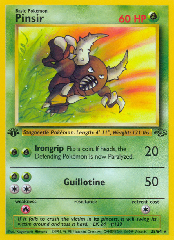 Pinsir (25/64) [Jungle 1st Edition] | GnG Games