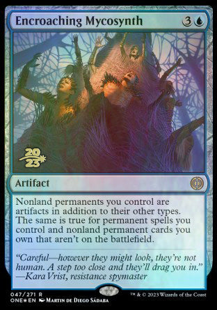 Encroaching Mycosynth [Phyrexia: All Will Be One Prerelease Promos] | GnG Games
