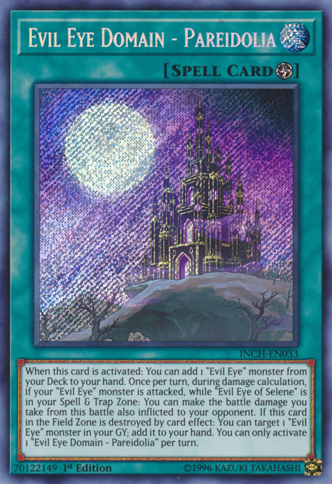 Evil Eye Domain - Pareidolia [INCH-EN033] Secret Rare | GnG Games