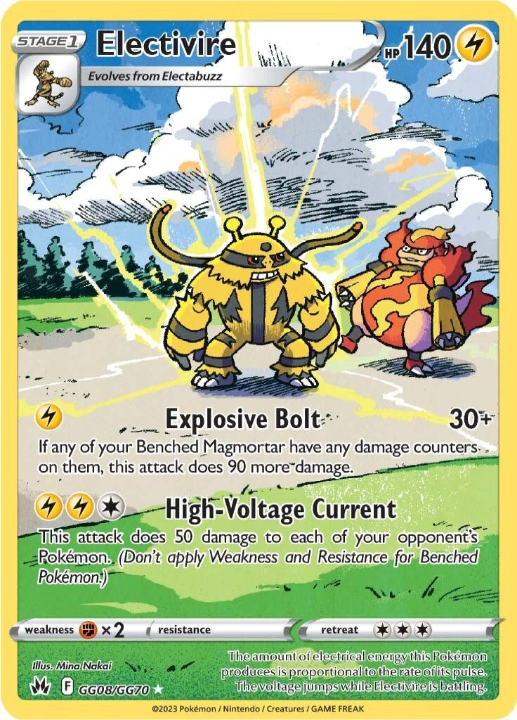 Electivire (GG08/GG70) [Sword & Shield: Crown Zenith] | GnG Games