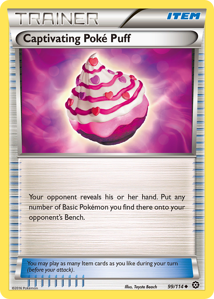 Captivating Poke Puff (99/114) [XY: Steam Siege] | GnG Games