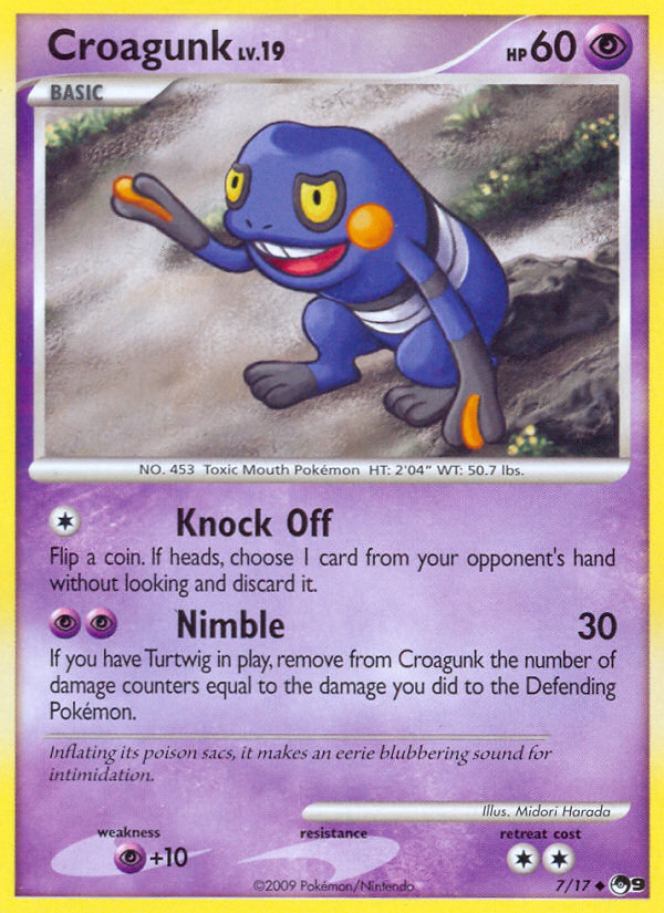 Croagunk (7/17) [POP Series 9] | GnG Games