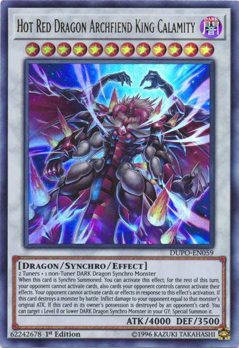 Hot Red Dragon Archfiend King Calamity [DUPO-EN059] Ultra Rare | GnG Games