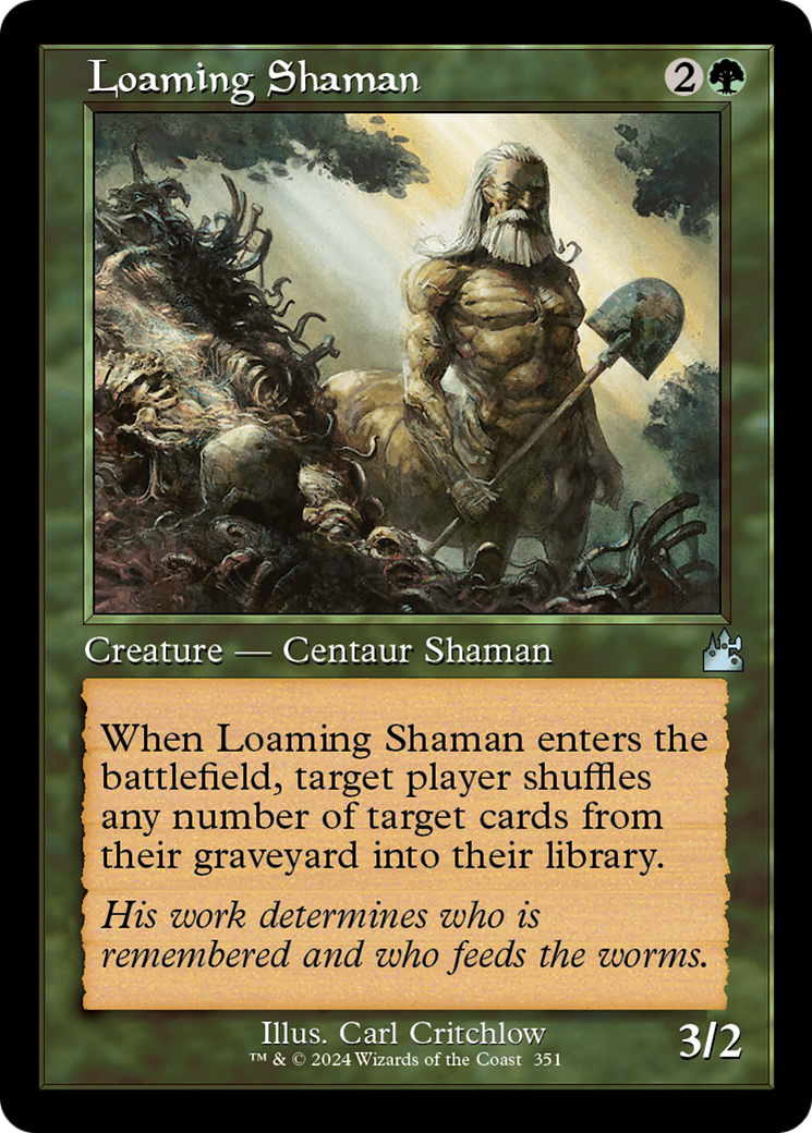 Loaming Shaman (Retro Frame) [Ravnica Remastered] | GnG Games