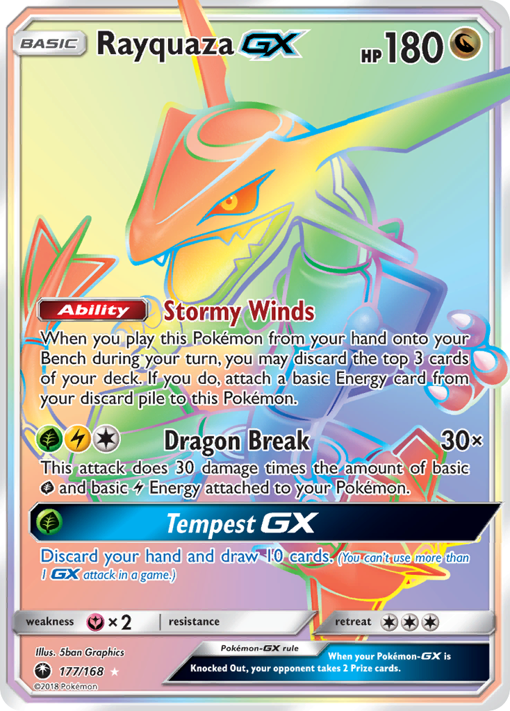 Rayquaza GX (177/168) [Sun & Moon: Celestial Storm] | GnG Games