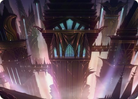 Skybridge Towers Art Card [Streets of New Capenna Art Series] | GnG Games