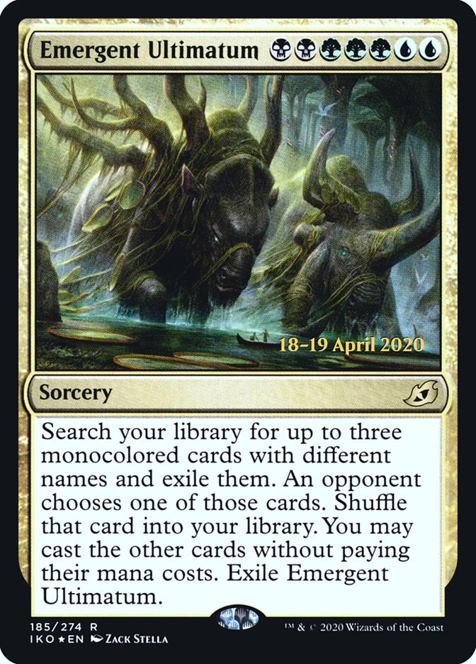 Emergent Ultimatum  [Ikoria: Lair of Behemoths Prerelease Promos] | GnG Games