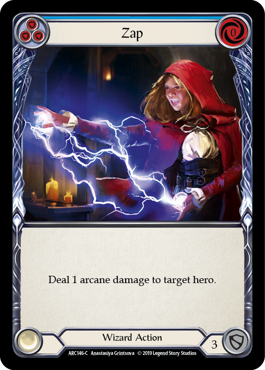 Zap (Blue) [ARC146-C] 1st Edition Normal | GnG Games