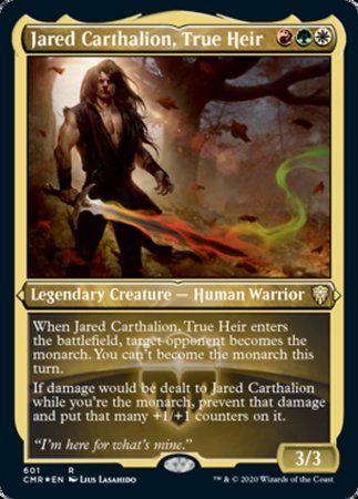 Jared Carthalion, True Heir (Foil Etched) [Commander Legends] | GnG Games