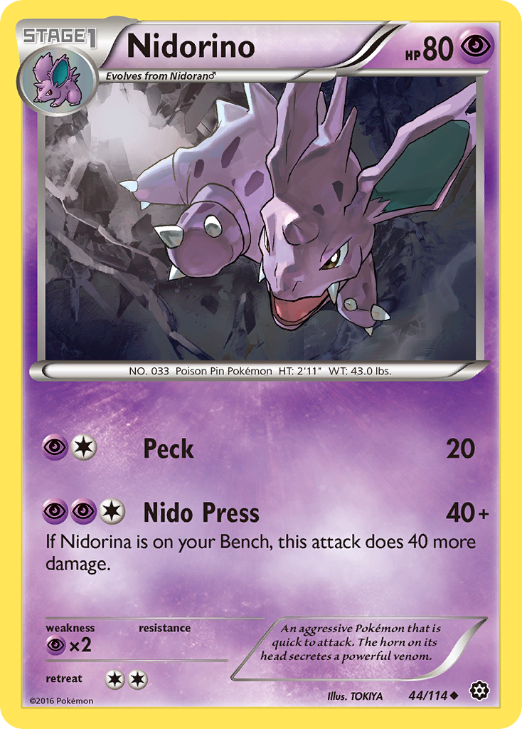 Nidorino (44/114) [XY: Steam Siege] | GnG Games