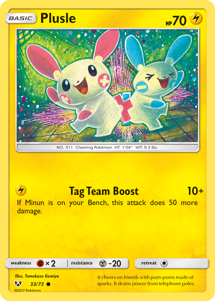 Plusle (33/73) [Sun & Moon: Shining Legends] | GnG Games