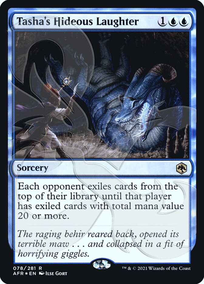 Tasha's Hideous Laughter (Ampersand Promo) [Dungeons & Dragons: Adventures in the Forgotten Realms Promos] | GnG Games