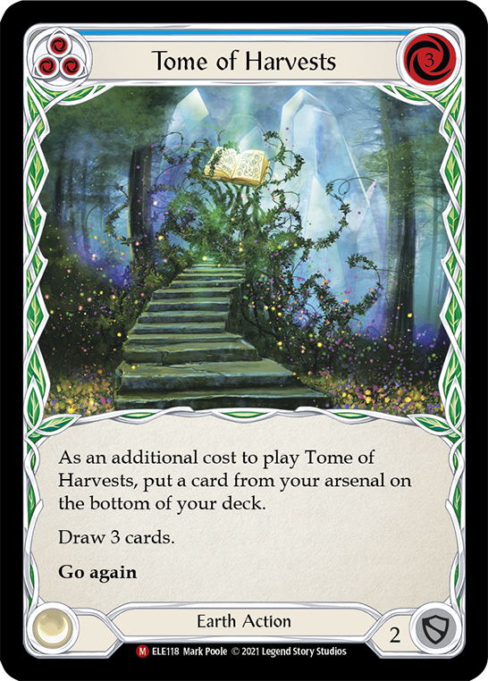 Tome of Harvests [ELE118] (Tales of Aria)  1st Edition Rainbow Foil | GnG Games