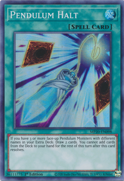 Pendulum Halt [MP20-EN098] Super Rare | GnG Games