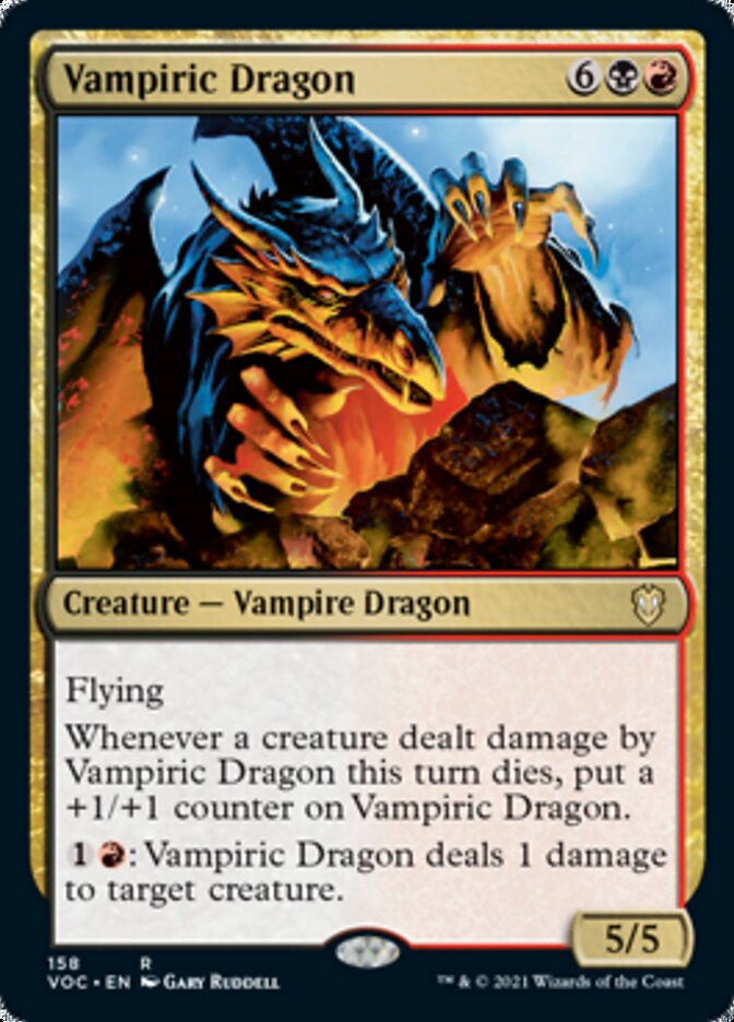 Vampiric Dragon [Innistrad: Crimson Vow Commander] | GnG Games