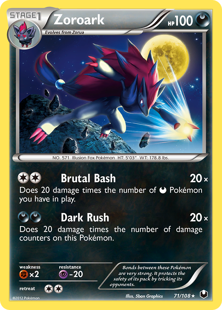 Zoroark (71/108) [Black & White: Dark Explorers] | GnG Games