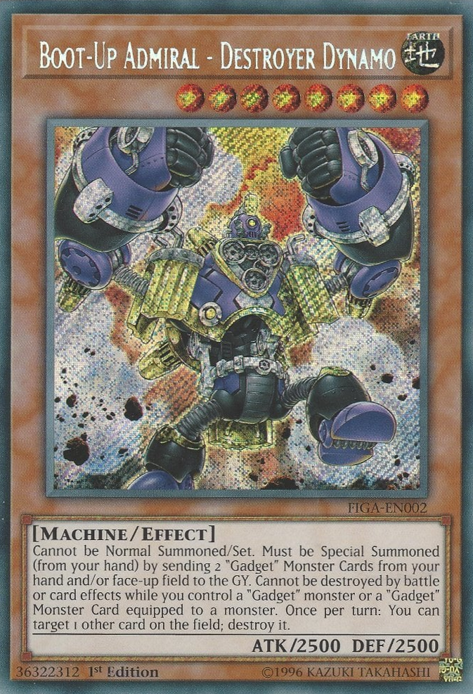 Boot-Up Admiral - Destroyer Dynamo [FIGA-EN002] Secret Rare | GnG Games