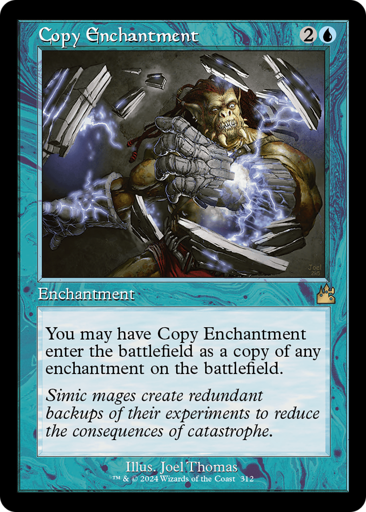 Copy Enchantment (Retro Frame) [Ravnica Remastered] | GnG Games