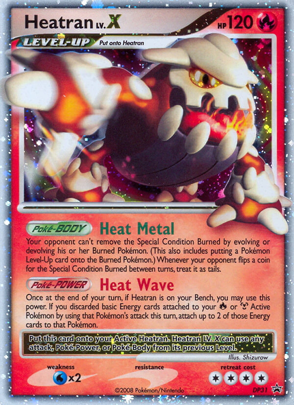 Heatran LV.X (DP31) [Diamond & Pearl: Black Star Promos] | GnG Games
