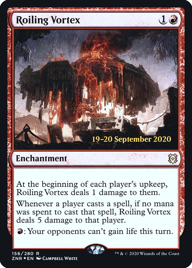 Roiling Vortex  [Zendikar Rising Prerelease Promos] | GnG Games