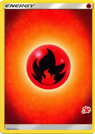 Fire Energy (Charizard Stamp #8) [Battle Academy 2020] | GnG Games