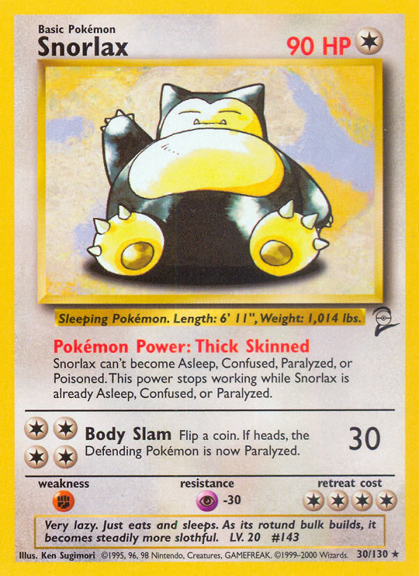 Snorlax (30/130) [Base Set 2] | GnG Games