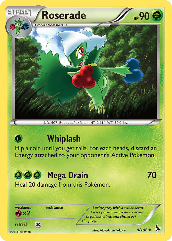 Roserade (9/106) [XY: Flashfire] | GnG Games