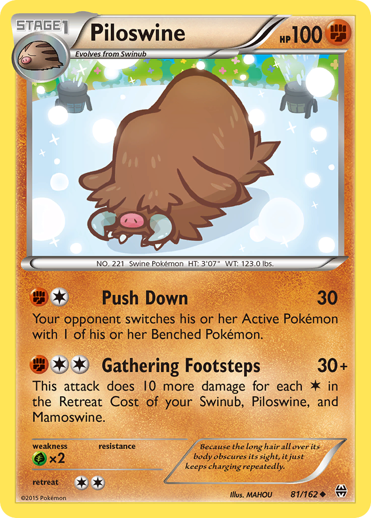 Piloswine (81/162) [XY: BREAKthrough] | GnG Games