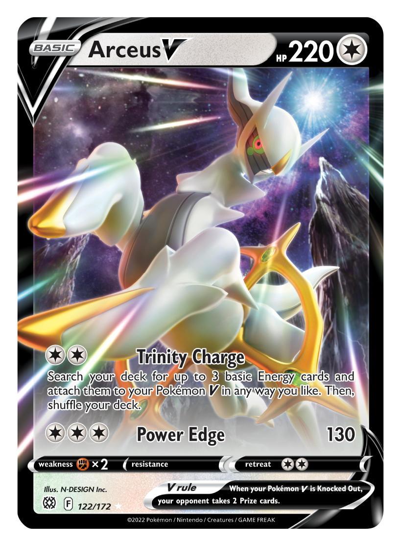 Arceus V (122/172) [Sword & Shield: Brilliant Stars] | GnG Games