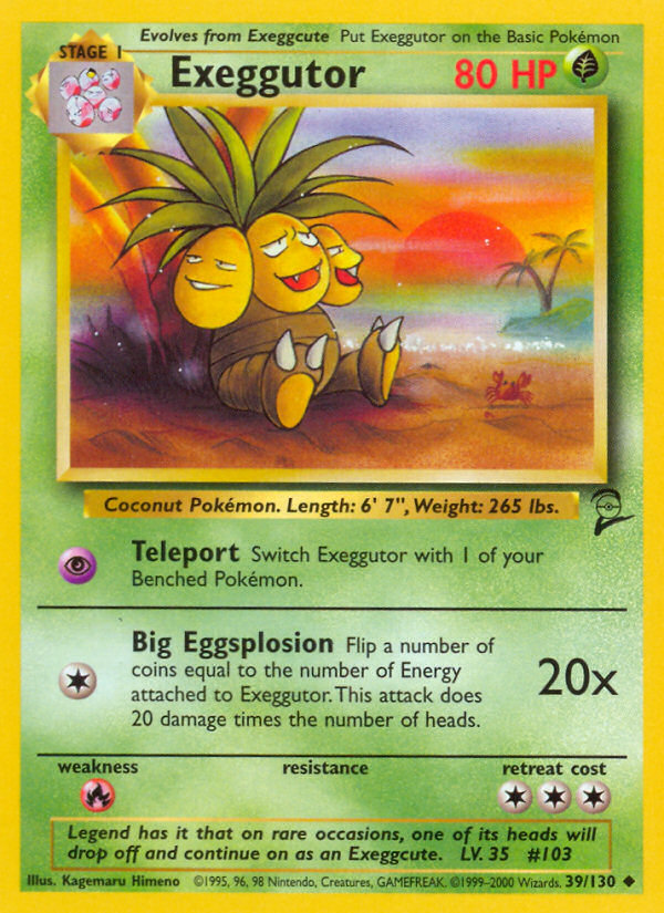 Exeggutor (39/130) [Base Set 2] | GnG Games