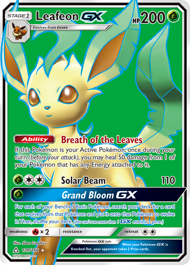 Leafeon GX (139/156) [Sun & Moon: Ultra Prism] | GnG Games