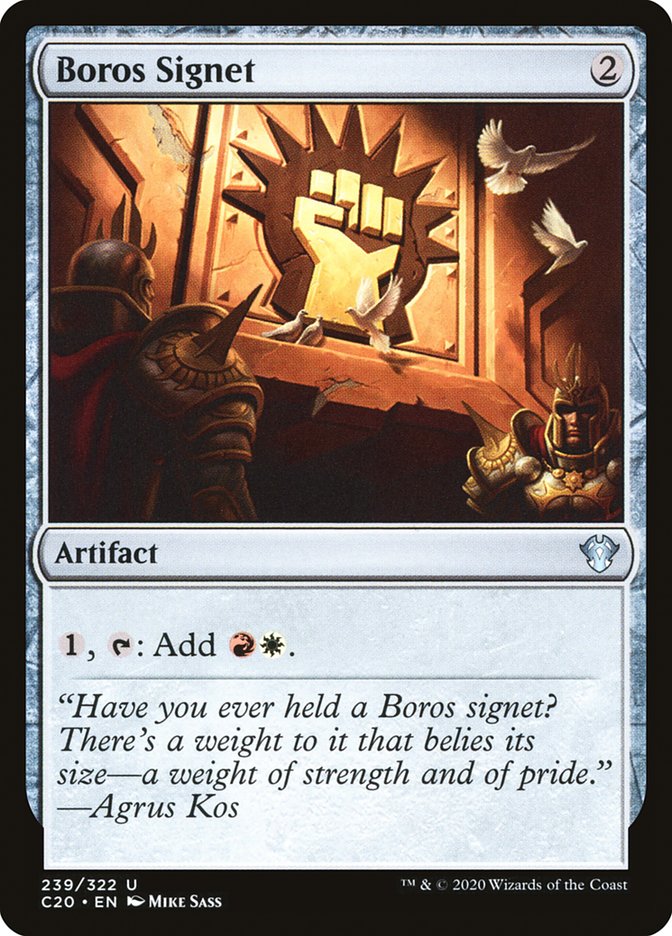Boros Signet [Commander 2020] | GnG Games