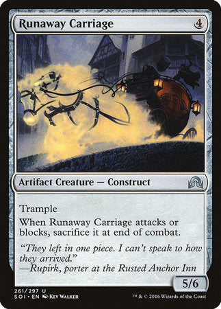 Runaway Carriage [Shadows over Innistrad] | GnG Games