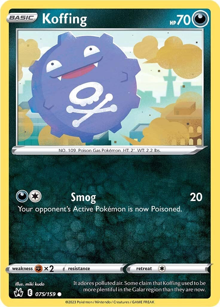 Koffing (075/159) [Sword & Shield: Crown Zenith] | GnG Games