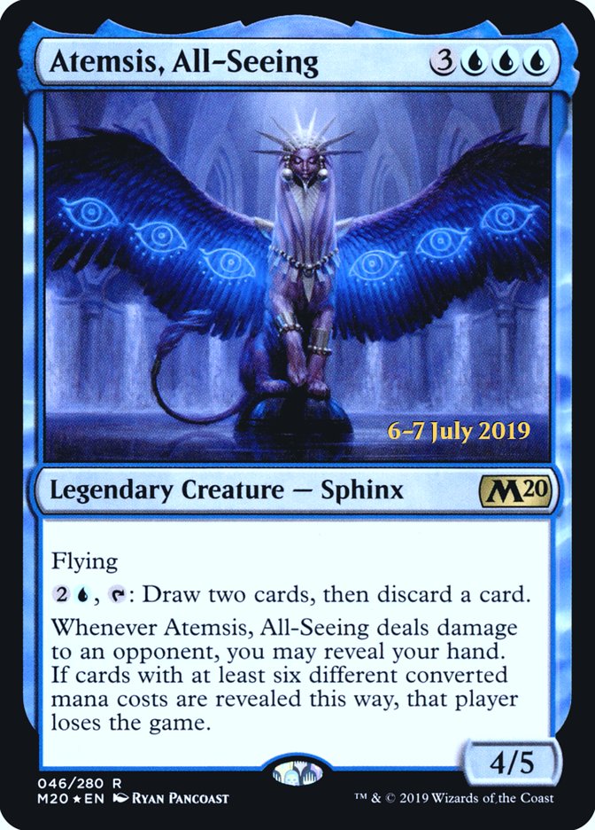 Atemsis, All-Seeing  [Core Set 2020 Prerelease Promos] | GnG Games